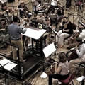 Composer of Film & TV Music Conducting Orchestra at Abbey Road Recording Studio
